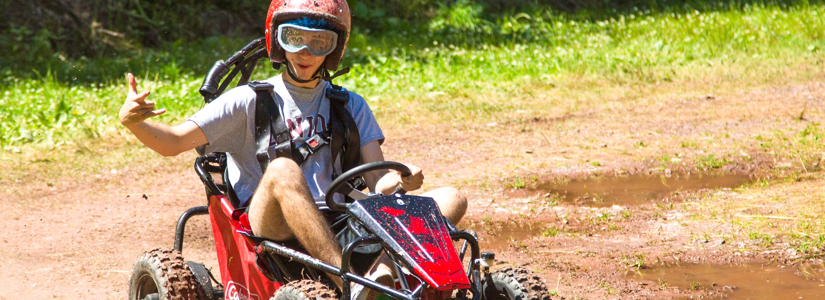 Go Kart Daily Activity Independent Lake Camp Pennsylvania Summer Camp